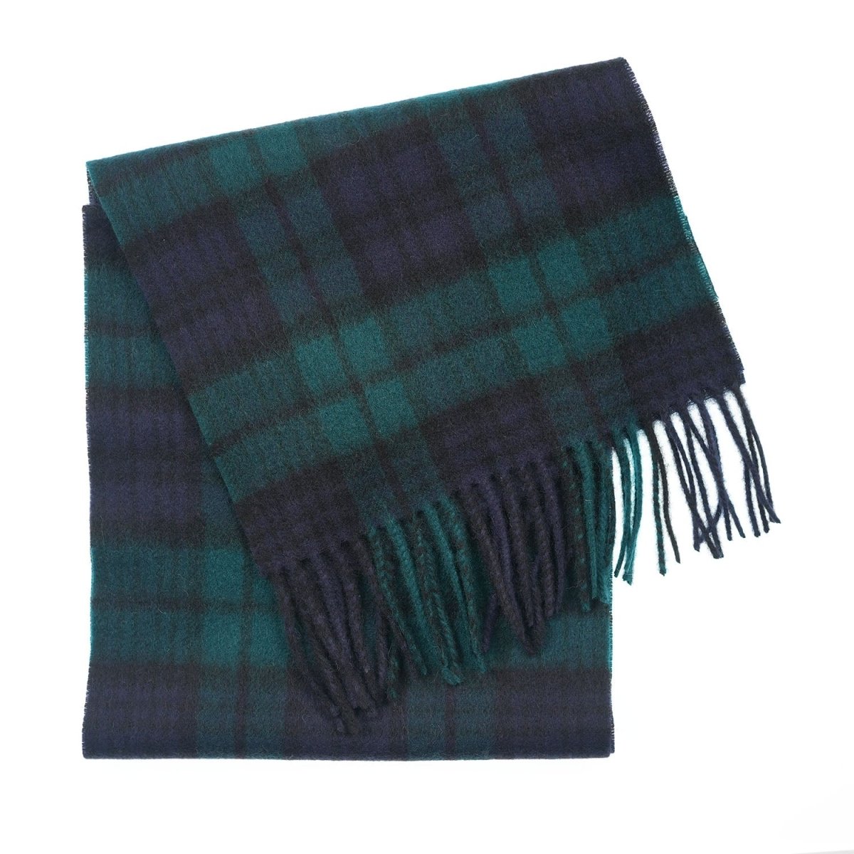 Edinburgh 100% Lambswool Scarf – Premium Soft Wool Wrap - Black Watch - Heritage Of Scotland -