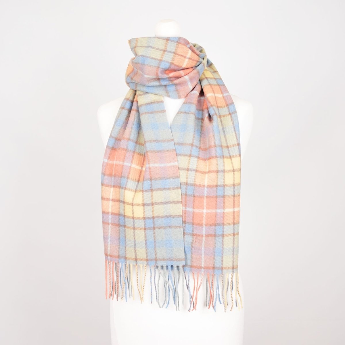 Edinburgh 100% Lambswool Scarf – Premium Soft Wool Wrap - Buchanan Ancient - Heritage Of Scotland -