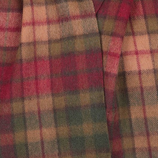 Edinburgh 100% Lambswool Scarf – Premium Soft Wool Wrap - Buchanan Autumn - Heritage Of Scotland -