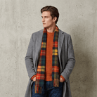 Edinburgh 100% Lambswool Scarf – Premium Soft Wool Wrap - Buchanan Modern - Heritage Of Scotland -