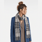 Edinburgh 100% Lambswool Scarf – Premium Soft Wool Wrap - Chequer Grey Light Yellow - Heritage Of Scotland -