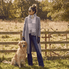 Edinburgh 100% Lambswool Scarf – Premium Soft Wool Wrap - Chequer Tartan Light Pink And Grey - Heritage Of Scotland -
