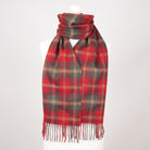 Edinburgh 100% Lambswool Scarf – Premium Soft Wool Wrap - Dark Maple - Heritage Of Scotland -
