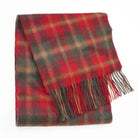 Edinburgh 100% Lambswool Scarf – Premium Soft Wool Wrap - Dark Maple - Heritage Of Scotland -