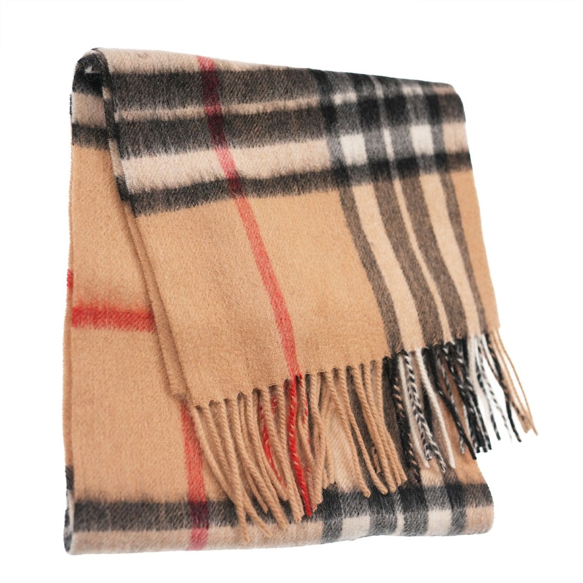 Edinburgh 100% Lambswool Scarf – Premium Soft Wool Wrap - Enlarged Off Centered Scotty Thom Camel - Heritage Of Scotland -
