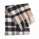 Edinburgh 100% Lambswool Scarf – Premium Soft Wool Wrap - Exploded Scotty Thomson Camel - Heritage Of Scotland -