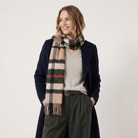 Edinburgh 100% Lambswool Scarf – Premium Soft Wool Wrap - Exploded Thomson Camel - Heritage Of Scotland -