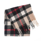 Edinburgh 100% Lambswool Scarf – Premium Soft Wool Wrap - Exploded Thomson Camel - Heritage Of Scotland -