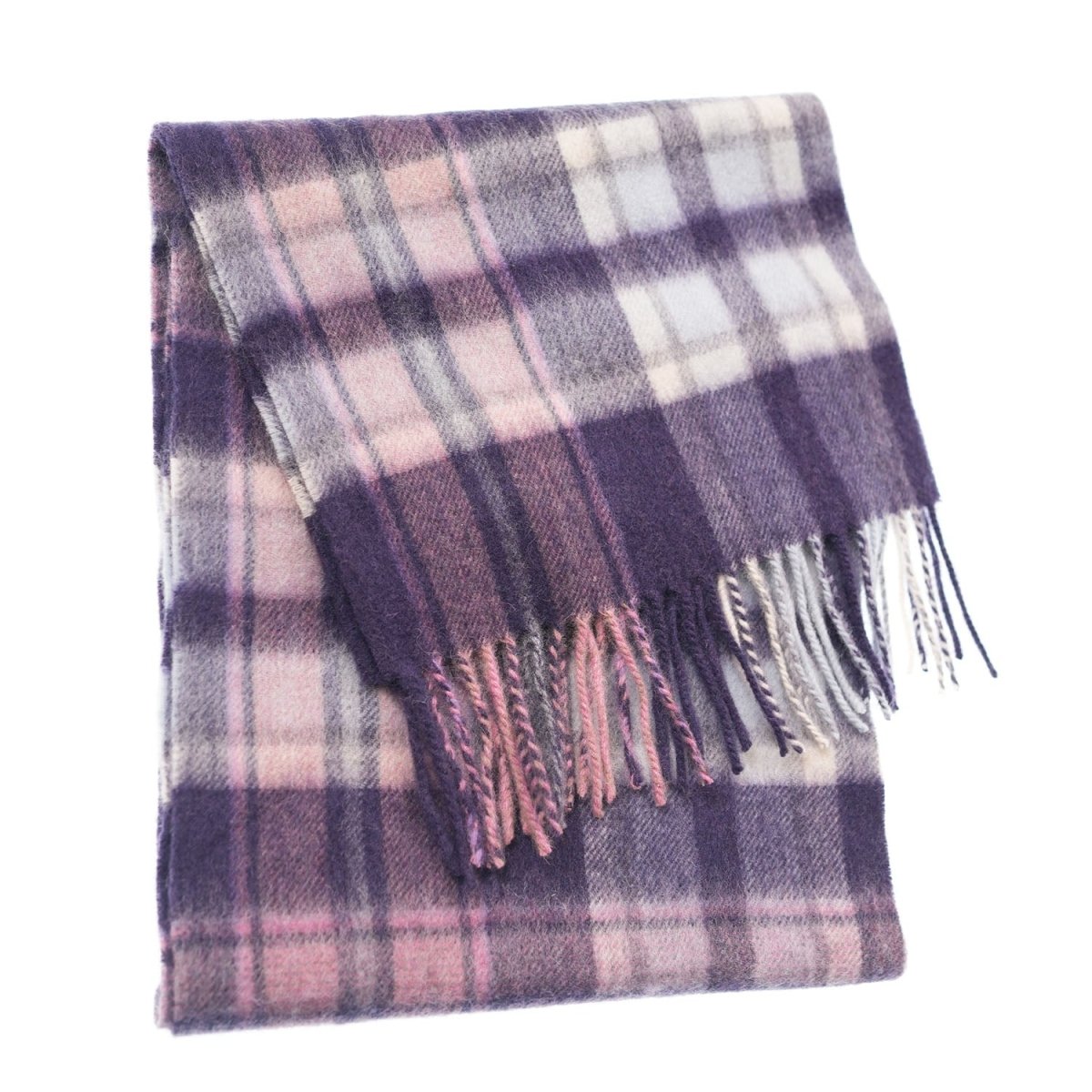 Edinburgh 100% Lambswool Scarf – Premium Soft Wool Wrap - Henold - Blackberry - Blue - Camellia - Heritage Of Scotland -