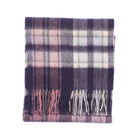 Edinburgh 100% Lambswool Scarf – Premium Soft Wool Wrap - Henold - Blackberry - Blue - Camellia - Heritage Of Scotland -