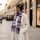 Edinburgh 100% Lambswool Scarf – Premium Soft Wool Wrap - Henold - Blackberry - Blue - Camellia - Heritage Of Scotland -