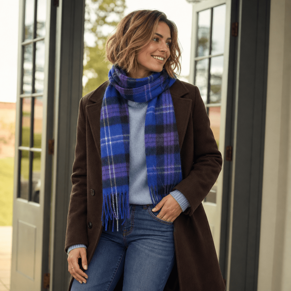Edinburgh 100% Lambswool Scarf – Premium Soft Wool Wrap - Heritage Of Scotland - Heritage Of Scotland -