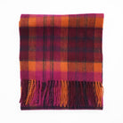 Edinburgh 100% Lambswool Scarf – Premium Soft Wool Wrap - Macdonald Orange Mix - Heritage Of Scotland -