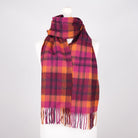 Edinburgh 100% Lambswool Scarf – Premium Soft Wool Wrap - Macdonald Orange Mix - Heritage Of Scotland -