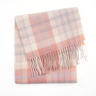 Edinburgh 100% Lambswool Scarf – Premium Soft Wool Wrap - Macdonald White Mix - Heritage Of Scotland -