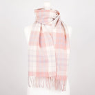 Edinburgh 100% Lambswool Scarf – Premium Soft Wool Wrap - Macdonald White Mix - Heritage Of Scotland -
