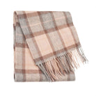 Edinburgh 100% Lambswool Scarf – Premium Soft Wool Wrap - Mackellar Natural - Heritage Of Scotland -