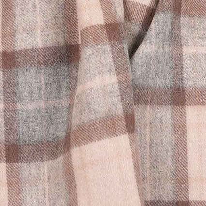 Edinburgh 100% Lambswool Scarf – Premium Soft Wool Wrap - Mackellar Natural - Heritage Of Scotland -