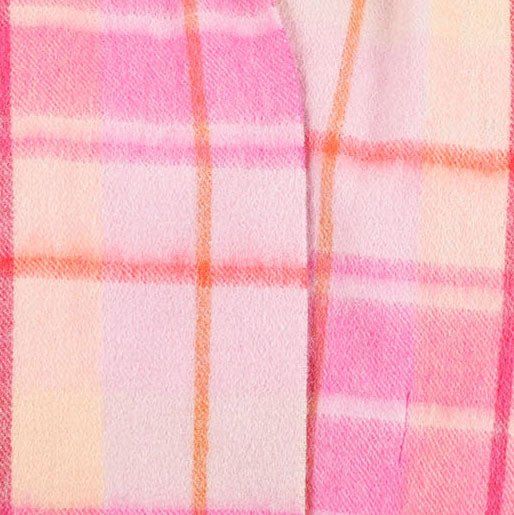 Edinburgh 100% Lambswool Scarf – Premium Soft Wool Wrap - Mill Check Ginger - Heritage Of Scotland -