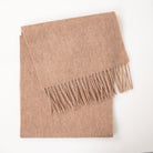 Edinburgh 100% Lambswool Scarf – Premium Soft Wool Wrap - Natural - Heritage Of Scotland -