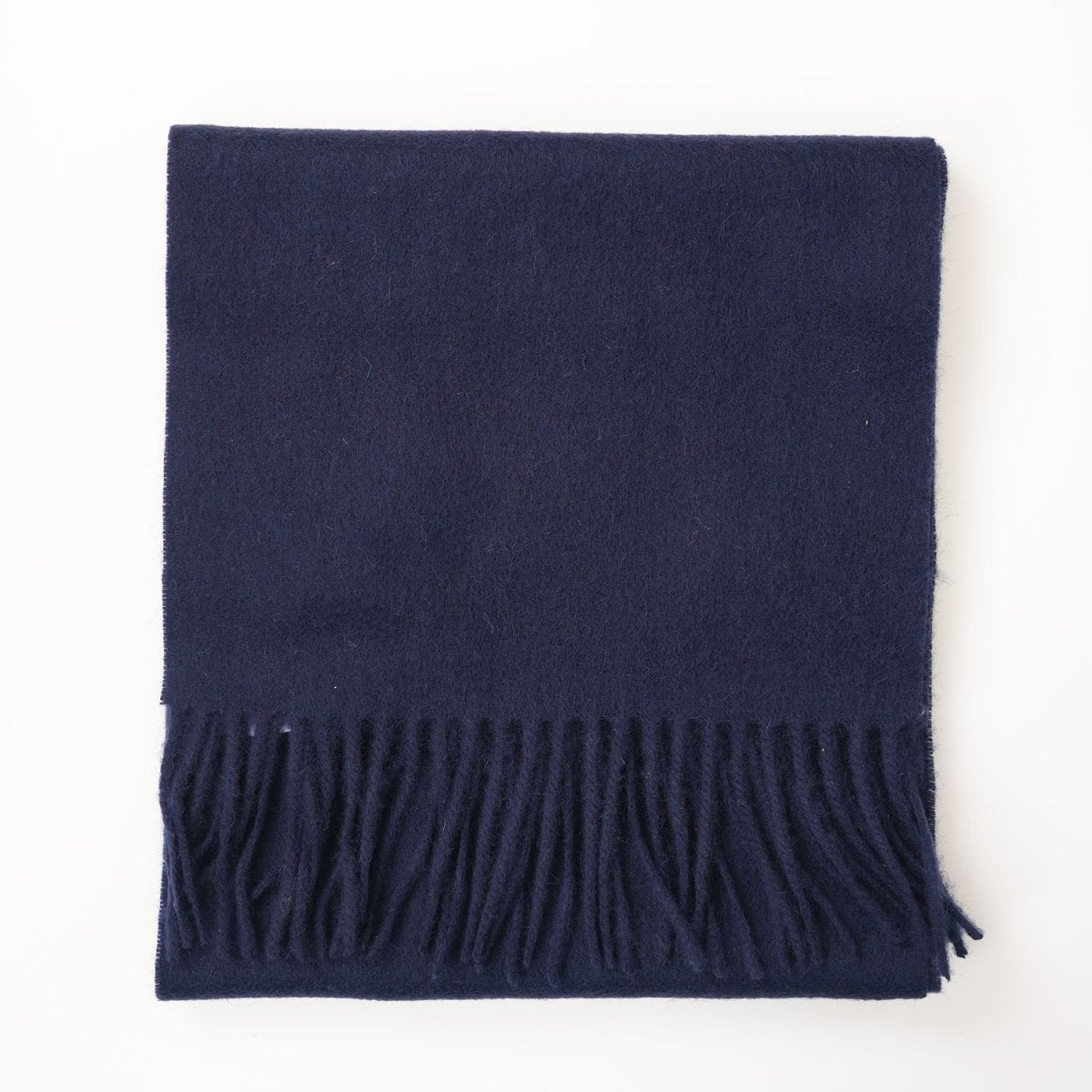 Edinburgh 100% Lambswool Scarf – Premium Soft Wool Wrap - Navy - Heritage Of Scotland -