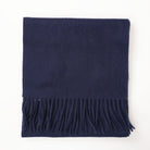 Edinburgh 100% Lambswool Scarf – Premium Soft Wool Wrap - Navy - Heritage Of Scotland -