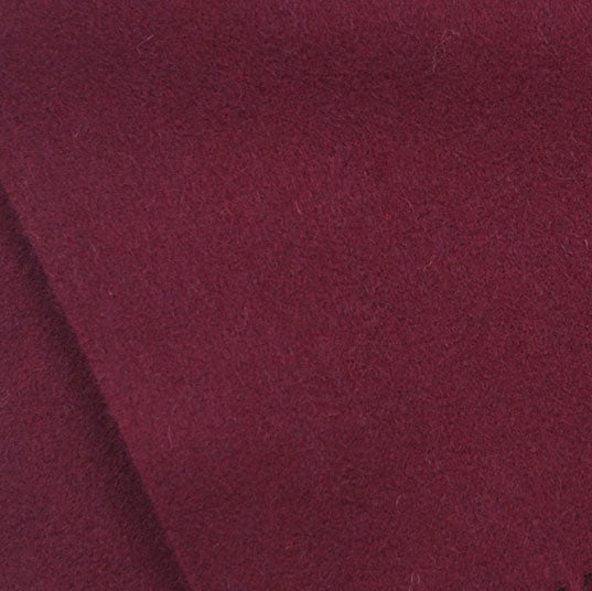 Edinburgh 100% Lambswool Scarf - Premium Soft Wool Wrap - Plain Maroon - Heritage Of Scotland -
