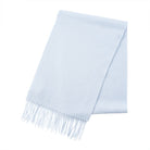Edinburgh 100% Lambswool Scarf – Premium Soft Wool Wrap - Saxe Blue - Heritage Of Scotland -