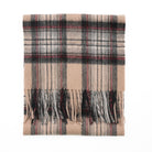 Edinburgh 100% Lambswool Scarf – Premium Soft Wool Wrap - Stewart Camel - Heritage Of Scotland -