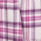 Edinburgh 100% Lambswool Scarf – Premium Soft Wool Wrap - Stewart Purple - Heritage Of Scotland -
