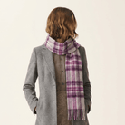 Edinburgh 100% Lambswool Scarf – Premium Soft Wool Wrap - Stewart Purple - Heritage Of Scotland -