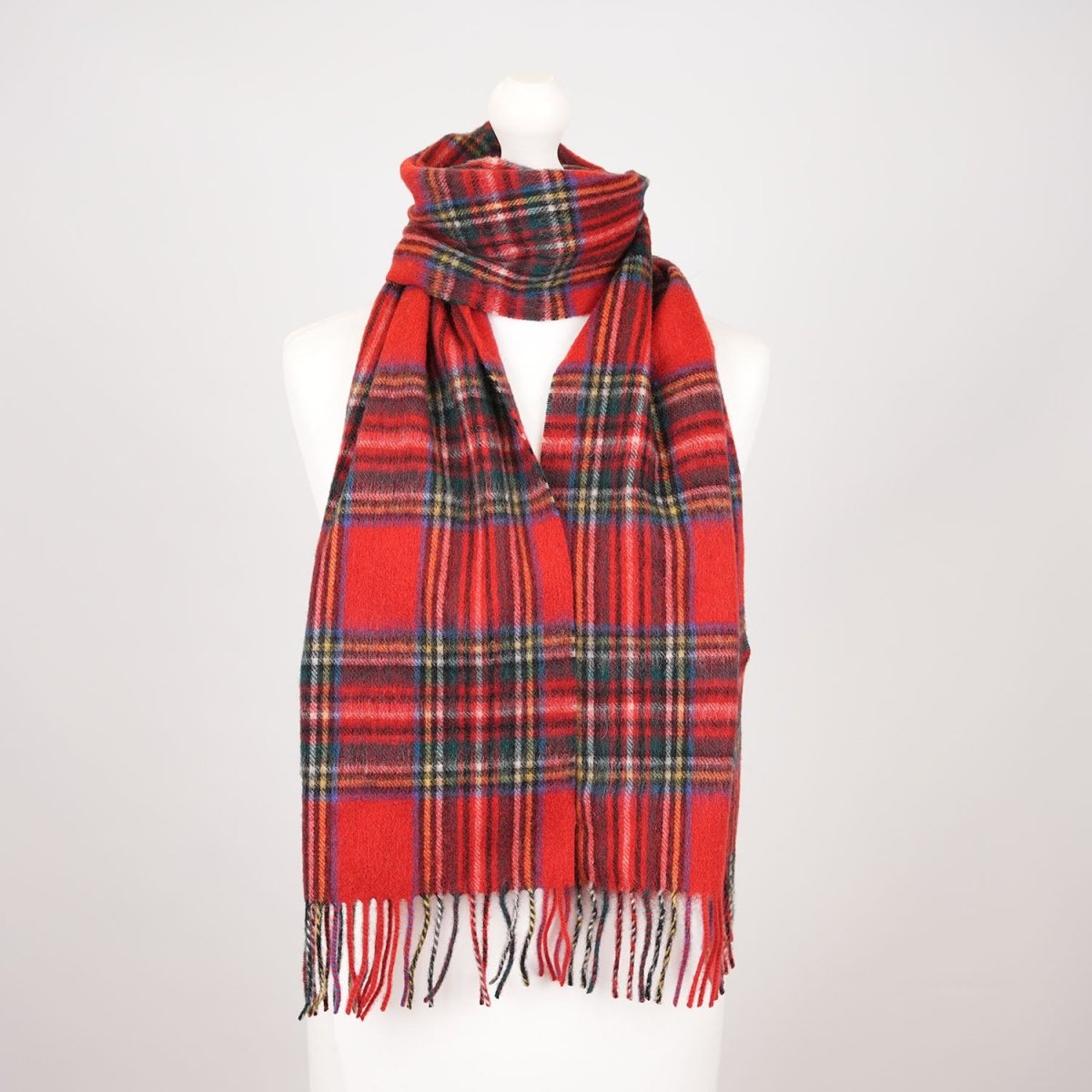 Edinburgh 100% Lambswool Scarf – Premium Soft Wool Wrap - Stewart Royal - Heritage Of Scotland -