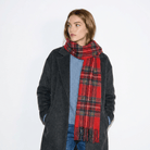 Edinburgh 100% Lambswool Scarf – Premium Soft Wool Wrap - Stewart Royal - Heritage Of Scotland -