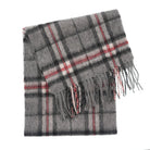 Edinburgh 100% Lambswool Scarf – Premium Soft Wool Wrap - Thomson Grey - Heritage Of Scotland -
