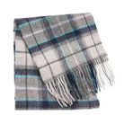 Edinburgh 100% Lambswool Scarf – Premium Soft Wool Wrap - Tweed Tartan Dover and Grey Check - Heritage Of Scotland -