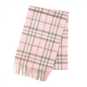 Edinburgh 100% Lambswool Scarf - Soft Warm Luxury Wool Scarf - Thomson Pale Pink - Heritage Of Scotland -