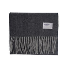 Edinburgh 100% Lambswool Tartan Scarf Herringbone Navy - Heritage Of Scotland - HERRINGBONE NAVY
