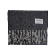 Edinburgh 100% Lambswool Tartan Scarf Herringbone Navy - Heritage Of Scotland - HERRINGBONE NAVY