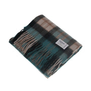 Edinburgh 100% Lambswool Tartan Scarf Macdonald Green Mix - Heritage Of Scotland - MACDONALD GREEN MIX