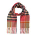 Edinburgh 100% Lambswool Tartan Scarf Macdonald Orange Mix - Heritage Of Scotland - MACDONALD ORANGE MIX