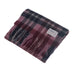 Edinburgh 100% Lambswool Tartan Scarf Macdonald Purple Mix - Heritage Of Scotland - MACDONALD PURPLE MIX