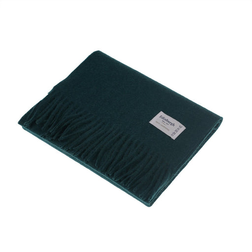 Edinburgh 100% Lambswool Tartan Scarf Rainforest - Heritage Of Scotland - Rainforest