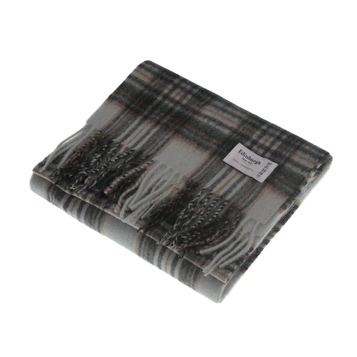 Edinburgh 100% Lambswool Tartan Scarf Royal Stewart Vintage Duck Egg - Heritage Of Scotland - ROYAL STEWART VINTAGE DUCK EGG