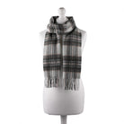 Edinburgh 100% Lambswool Tartan Scarf Royal Stewart Vintage Duck Egg - Heritage Of Scotland - ROYAL STEWART VINTAGE DUCK EGG