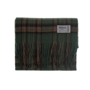 Edinburgh 100% Lambswool Tartan Scarf Royal Stewart Vintage Green - Heritage Of Scotland - ROYAL STEWART VINTAGE GREEN