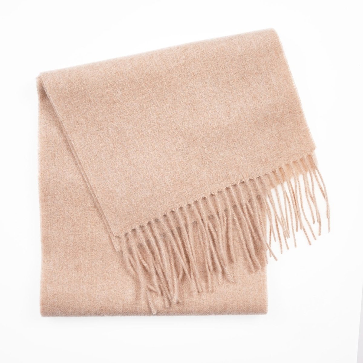 Edinburgh 100% Lambswool Wide Scarf - Premium Soft Wool Wrap - Edinburgh 100% Lambswool Wide Scarf – Premium Soft Wool Wrap - Plain Vicuna - Heritage Of Scotland -
