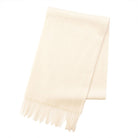 Edinburgh 100% Lambswool Wide Scarf - Premium Soft Wool Wrap - Edinburgh 100% Lambswool Wide Scarf – Premium Soft Wool Wrap - Plain Winter White - Heritage Of Scotland -