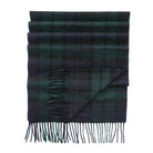 Edinburgh 100% Pure Cashmere Wide Scarf – Luxury Oversized Wrap - Black Watch - Heritage Of Scotland -