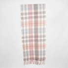Edinburgh 100% Pure Cashmere Wide Scarf – Luxury Oversized Wrap - Buchanan Mix Grey - Heritage Of Scotland -