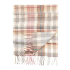 Edinburgh 100% Pure Cashmere Wide Scarf – Luxury Oversized Wrap - Buchanan Mix Grey - Heritage Of Scotland -